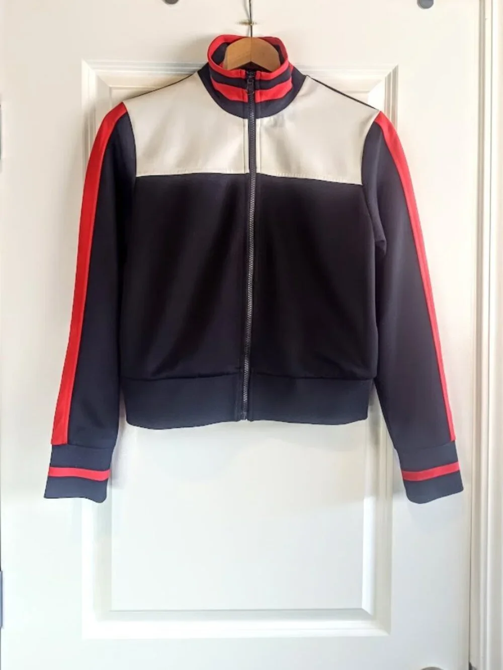 Wild Fable Colorblock Stripe Zip Front Jacket